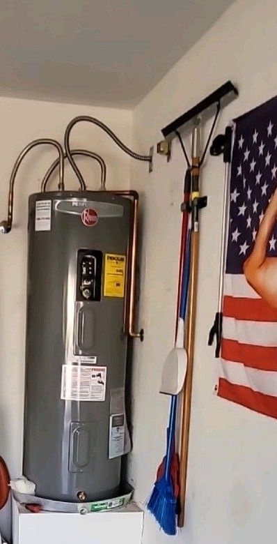 Installed water heater example 4