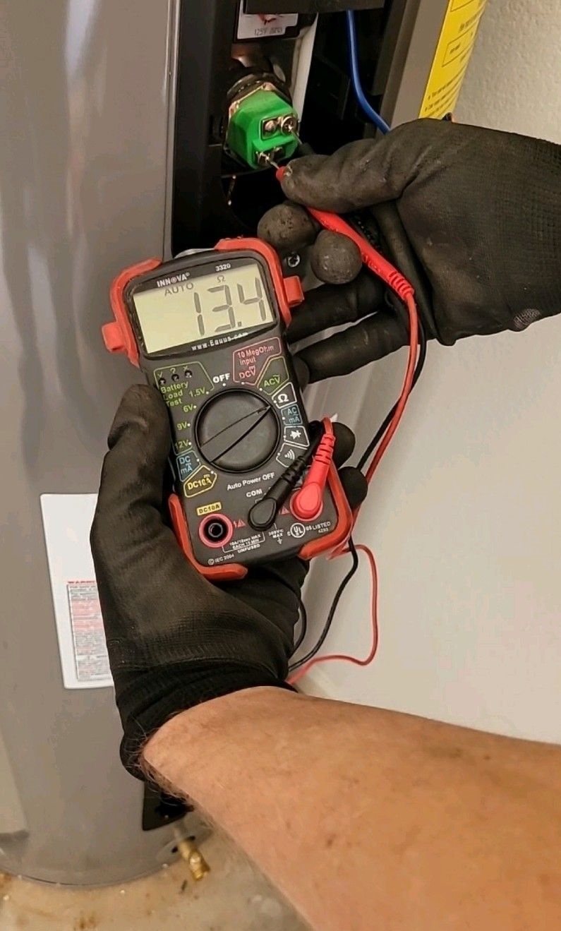 Installed water heater example 5