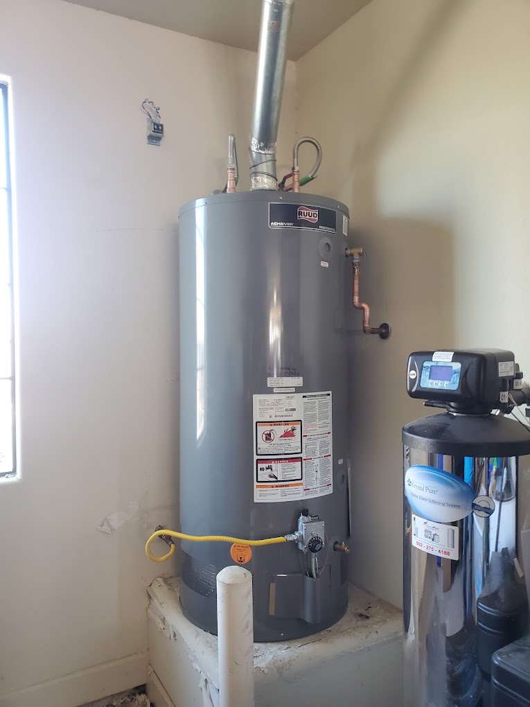 Installed water heater example 6